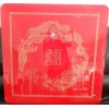 玻璃餐桌面，龍鳳呈祥