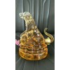 錢(qián)幣狗狗造型玻璃酒瓶金錢(qián)狗造型工藝酒瓶異形狗造型玻璃酒瓶